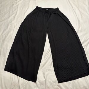 ASOS Ribbed Cropped Flowy Pant